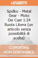 Spidko - Metal Gear - Moto Die Cast 1:24 Ruota Libera (un articolo senza possibilità di scelta) gioco