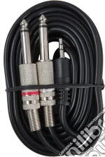 Karma: CA8241 - Cavo Audio 3Mt - Jack 3,5Mm Stereo / 2 X Jack 6,3Mm Mono (Cavetteria Audio) giochi