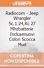Radiocom - Jeep Wrangler Sc.1:24,Rc 27 Mhzbatterie Inclusenuovi Colori Scocca Mud giochi