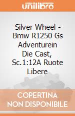 Silver Wheel - Bmw R1250 Gs Adventurein Die Cast, Sc.1:12A Ruote Libere giochi
