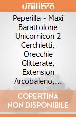 Peperilla - Maxi Barattolone Unicornicon 2 Cerchietti, Orecchie Glitterate, Extension Arcobaleno, Corno, Bracialetti, Perline E Accessorimisura Baratt giochi