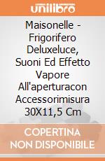 Maisonelle - Frigorifero Deluxeluce, Suoni Ed Effetto Vapore All'aperturacon Accessorimisura 30X11,5 Cm giochi