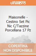 Maisonelle - Cestino Set Pic Nic C/Tazzine Porcellana 17 Pz giochi
