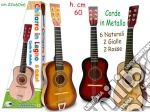 Teorema: Fatto Di Legno - Chitarra In Legno Con Set Corde Ricambio 60 Cm (Assortimento) giochi