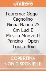 Teorema: Gogo - Cagnolino Ninna Nanna 25 Cm Luci E Musica Muove Il Pancino - Open Touch Box giochi