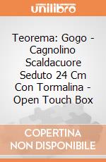 Teorema: Gogo - Cagnolino Scaldacuore Seduto 24 Cm Con Tormalina - Open Touch Box giochi