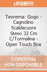 Teorema: Gogo - Cagnolino Scaldacuore Steso 32 Cm C/Tormalina - Open Touch Box giochi