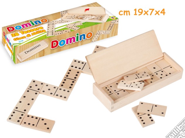 Domino In Legno Apribile 28 Tessere gioco
