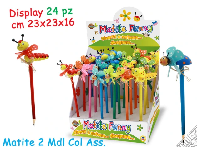 Matita Funny Con Coccinella / Bruco gioco