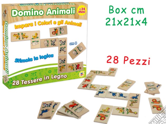 Domino Animali 28 Pz gioco