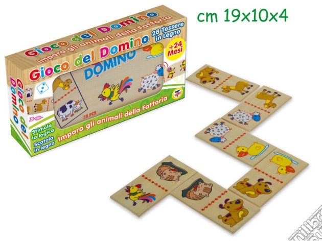 Domino Animali Della Fattoria 28 Pz gioco