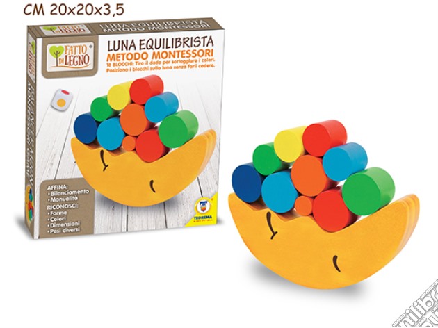 Fatto Di Legno - Luna Equilibrista Montessori - Box gioco