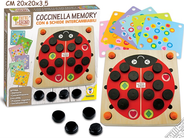 Fatto Di Legno - Coccinella Memory - Box gioco