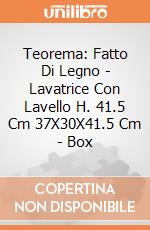 Teorema: Fatto Di Legno - Lavatrice Con Lavello H. 41.5 Cm 37X30X41.5 Cm - Box gioco