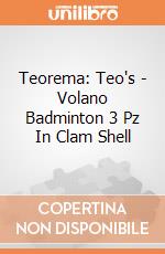 Teorema: Teo's - Volano Badminton 3 Pz In Clam Shell gioco