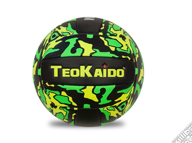 Pallone Teokaido Beach Volley Serie Premium Taglia 5 Giallo/Verde gioco