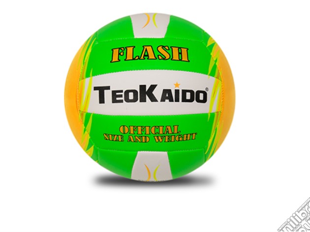 Pallone Teokaido Volley Taglia 5 Verde/Bianco gioco