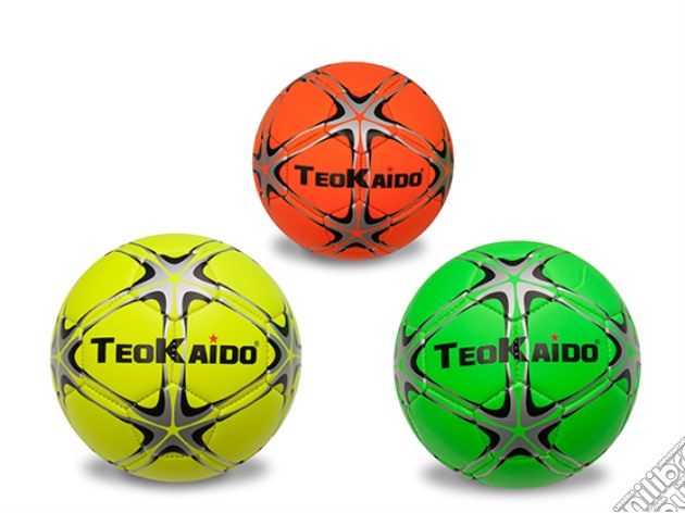 Pallone Teokaido Cuoio Calcio Taglia 2 (un articolo senza possibilità di scelta)(Arancione / Giallo / Verde) gioco
