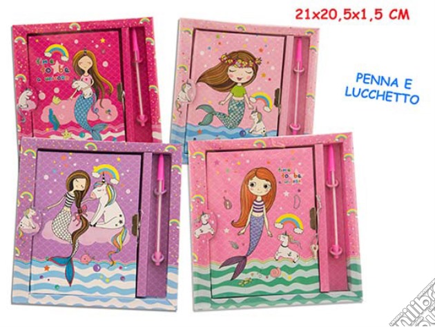 Miss Signorina - Diario Segreto Sirena Con Penna 4 Ass - Box gioco