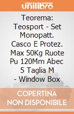 Teorema: Teosport - Set Monopatt. Casco E Protez. Max 50Kg Ruote Pu 120Mm Abec 5 Taglia M - Window Box gioco