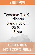 Teorema: Teo'S - Palloncini Bianchi 30 Cm 20 Pz - Busta gioco