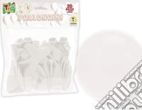 Teorema: Teo'S - Palloncini Bianchi 30 Cm 20 Pz - Busta giochi