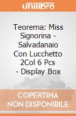 Teorema: Miss Signorina - Salvadanaio Con Lucchetto 2Col 6 Pcs - Display Box giochi