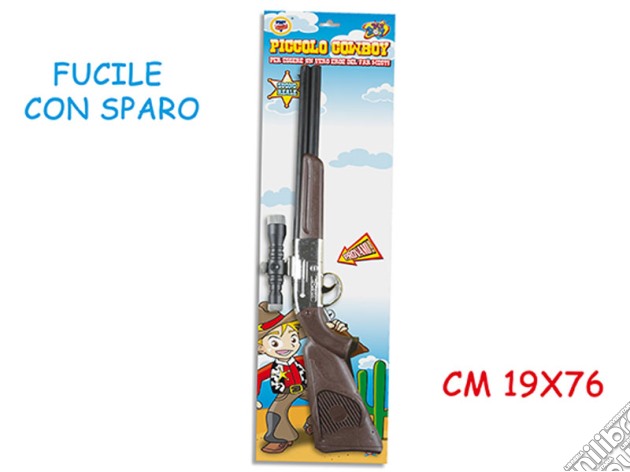 Fucile Cowboy Con Sparo 64 Cm gioco