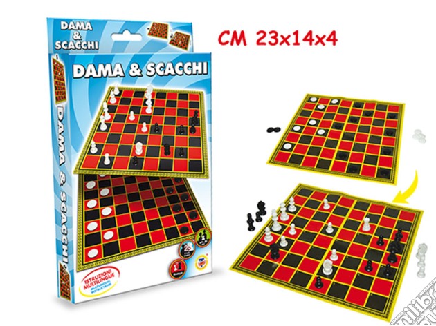 Teorema: Giochi In Scatola Serie Gioco Dama & Sacchi Versione Travel gioco