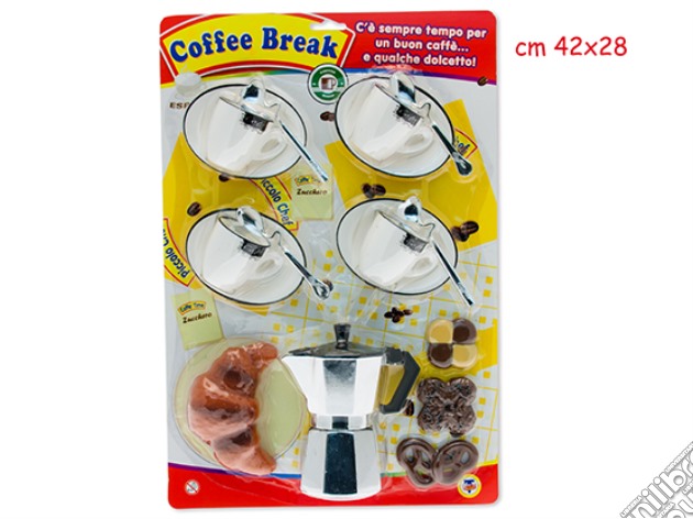 Coffee Break - Caffettiera, Tazzine E Biscotti gioco