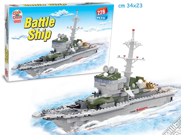 Costruzioni Click Clack - Battle Ship 228 Pz gioco