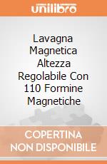 Lavagna Magnetica Altezza Regolabile Con 110 Formine Magnetiche gioco