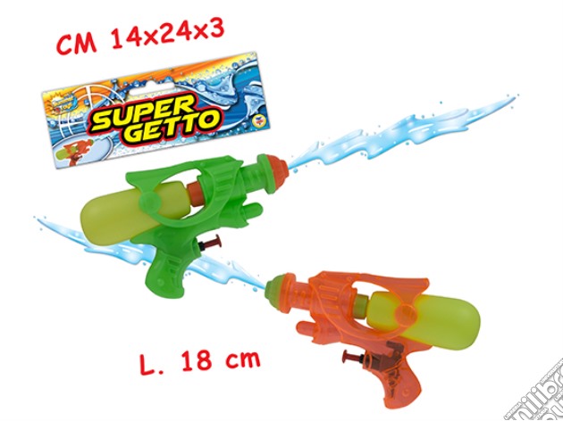 Teorema: Teo's - Supergetto Pistola Ad Acqua 18Cm gioco