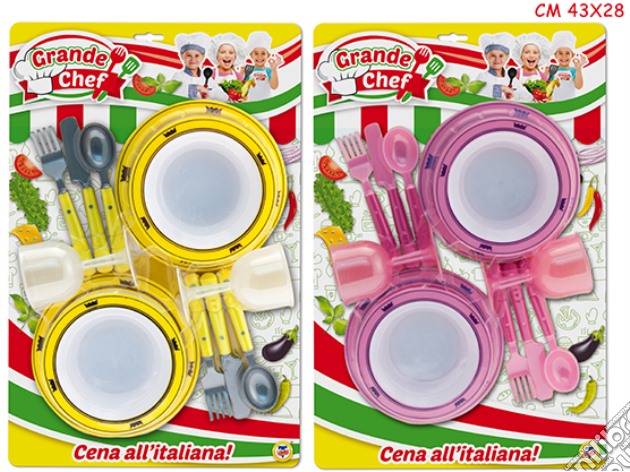 Piccolo Chef - Dinner Set 12 Pz (un articolo senza possibilità di scelta) gioco