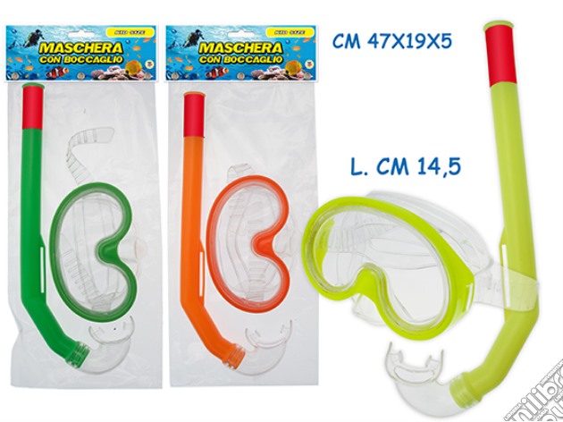 Maschera Subacqueo Kids 14,5 Cm Con Boccaglio (un articolo senza possibilità di scelta) gioco