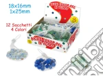 Teorema: Teo's - Biglie Colorate In Vetro - Rete 1 Pz 25 Mm + 18 Pz 16 Mm (Assortimento) giochi