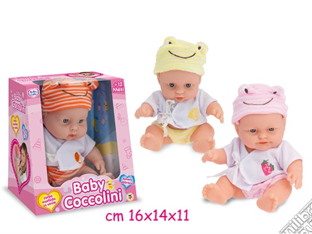 Baby Coccolini - Bambola Corpo In Vinile 20 Cm (un articolo senza possibilità di scelta) gioco