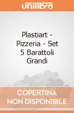 Plastiart - Pizzeria - Set 5 Barattoli Grandi gioco