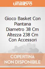 Gioco Basket Con Piantana Diametro 38 Cm Altezza 238 Cm Con Accessori gioco