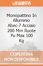 Monopattino In Alluminio Abec-7 Acciaio 200 Mm Ruote Pu Max 100 Kg gioco