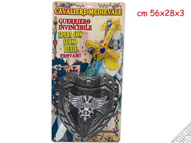 Cavaliere Medievale - Spada Con Suono E Scudo gioco