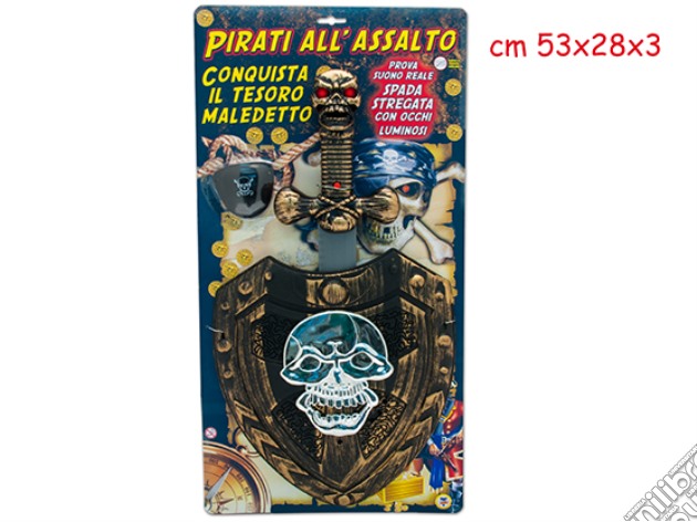 Pirati All'Assalto - Spada Con Suono E Scudo gioco