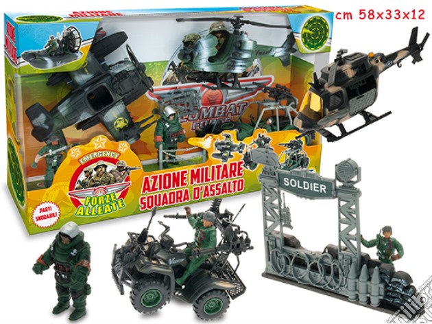 Squadra D'Assalto Militare Playset Grande (un articolo senza possibilità di scelta) gioco