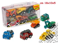 Teorema: Mini Trucks 6 Pz A Retrocarica 2 Mdl. Ass. giochi