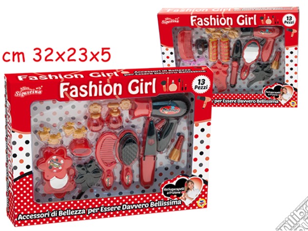 Fashion Girl - Set Parrucchiera - Scatola (un articolo senza possibilità di scelta) gioco