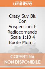 Crazy Suv Blu Con Sospensioni E Radiocomando Scala 1:10 4 Ruote Motrici gioco
