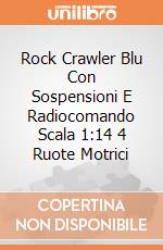 Rock Crawler Blu Con Sospensioni E Radiocomando Scala 1:14 4 Ruote Motrici gioco