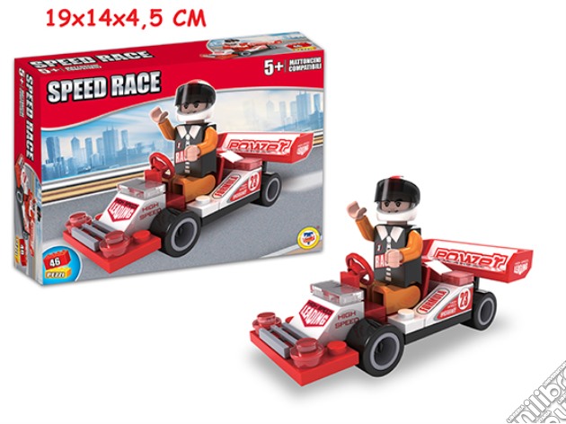 Costruzioni Click Clack - Speed Race 46 Pz gioco