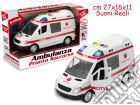 Teorema: Teo's - Ambulanza C/Luci E Suoni Batterie Incl. Scala 1:16 - Open Touch Box giochi