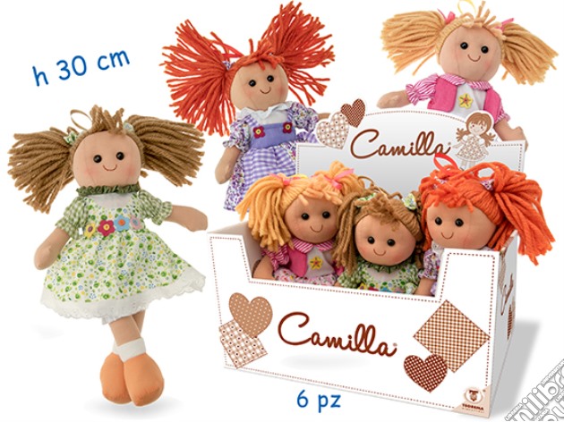 Camilla - Bambola In Pezza Vintage 30 Cm (un articolo senza possibilità di scelta) gioco di Teorema